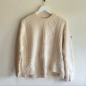 Club Monaco Cashmere Cable Knit Sweater